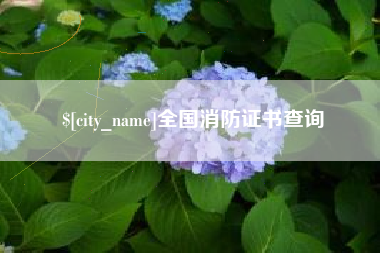湘西全国消防证书查询