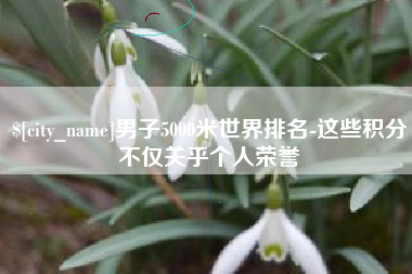 湘西男子5000米世界排名-这些积分不仅关乎个人荣誉