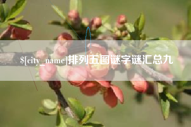 湘西排列五图谜字谜汇总九