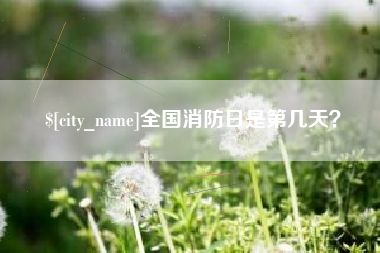 湘西全国消防日是第几天？