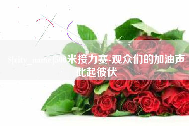 湘西500米接力赛-观众们的加油声此起彼伏