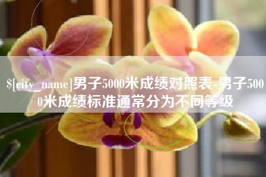 湘西男子5000米成绩对照表-男子5000米成绩标准通常分为不同等级