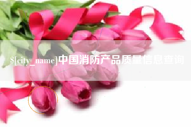 湘西中国消防产品质量信息查询