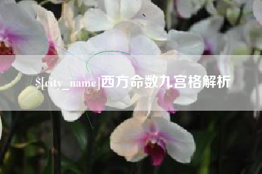 湘西西方命数九宫格解析