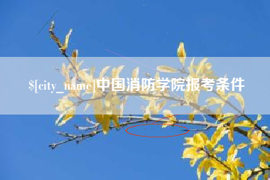湘西中国消防学院报考条件