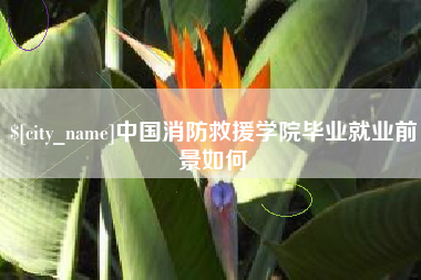 湘西中国消防救援学院毕业就业前景如何