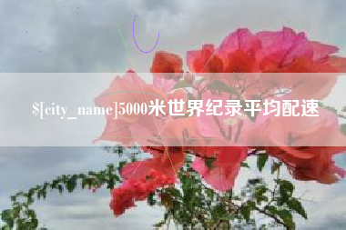 湘西5000米世界纪录平均配速