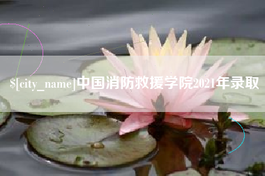湘西中国消防救援学院2021年录取