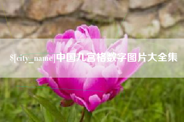 湘西中国九宫格数字图片大全集