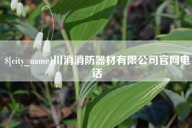 湘西川消消防器材有限公司官网电话