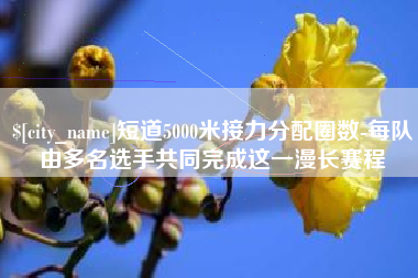 湘西短道5000米接力分配圈数-每队由多名选手共同完成这一漫长赛程
