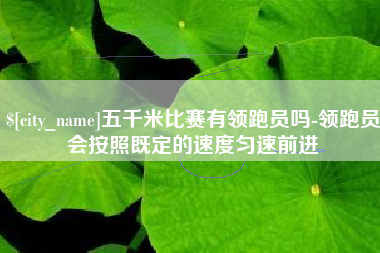 湘西五千米比赛有领跑员吗-领跑员会按照既定的速度匀速前进
