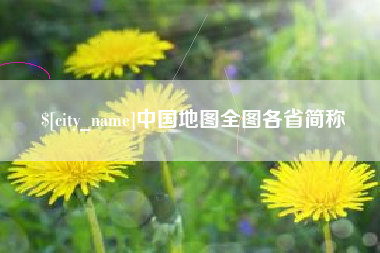 湘西中国地图全图各省简称
