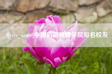 湘西中国消防救援学院知名校友