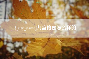 湘西九宫格是怎么样的