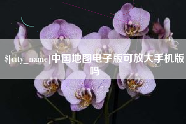 湘西中国地图电子版可放大手机版吗