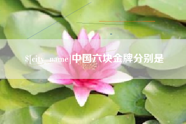 湘西中国六块金牌分别是