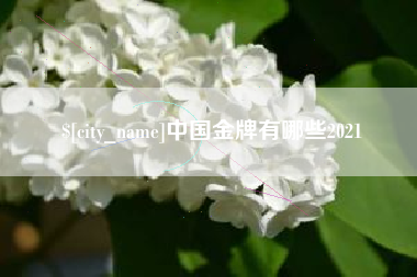 湘西中国金牌有哪些2021