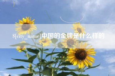 湘西中国的金牌是什么样的